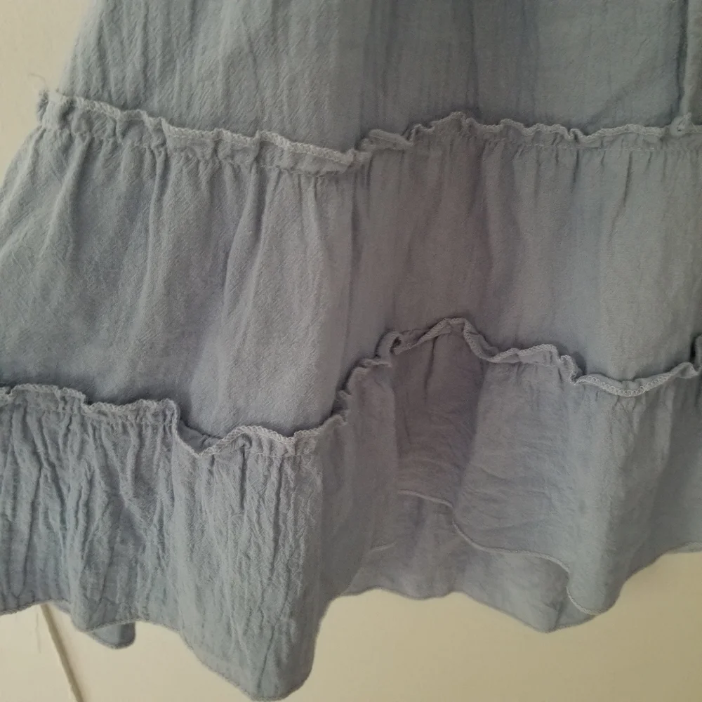 Tie Front Knotted Backless Ruffle Hem Dress - Picture 5 of 9